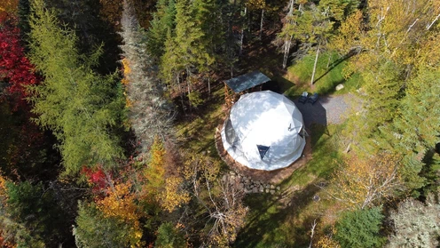 Close-Up Of Dome Tents Close-Up Of Dome Tents
