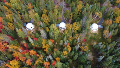 Dome Tents Overlook In Quebec Dome Tents Overlook In Quebec