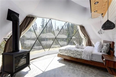 Jieol 7m Kuppelzelt in Quebec, Kanada